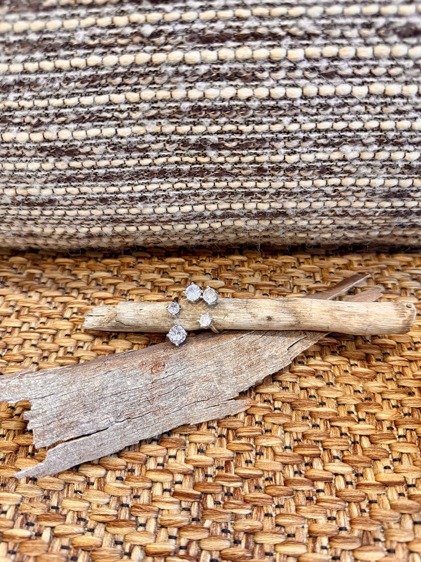 Luna Twin Sparkle Rings