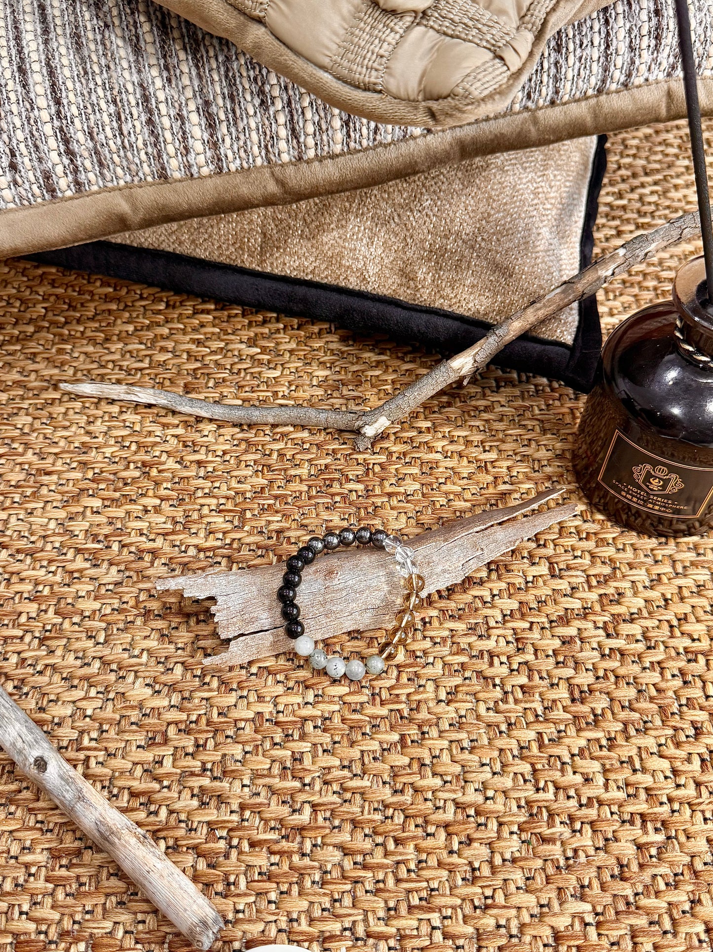 Quiet Anchor Crystal Bracelet