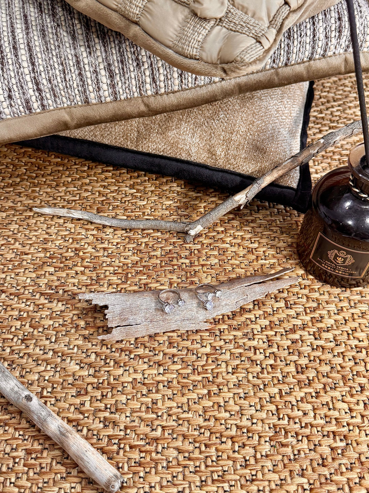 Luna Twin Sparkle Rings