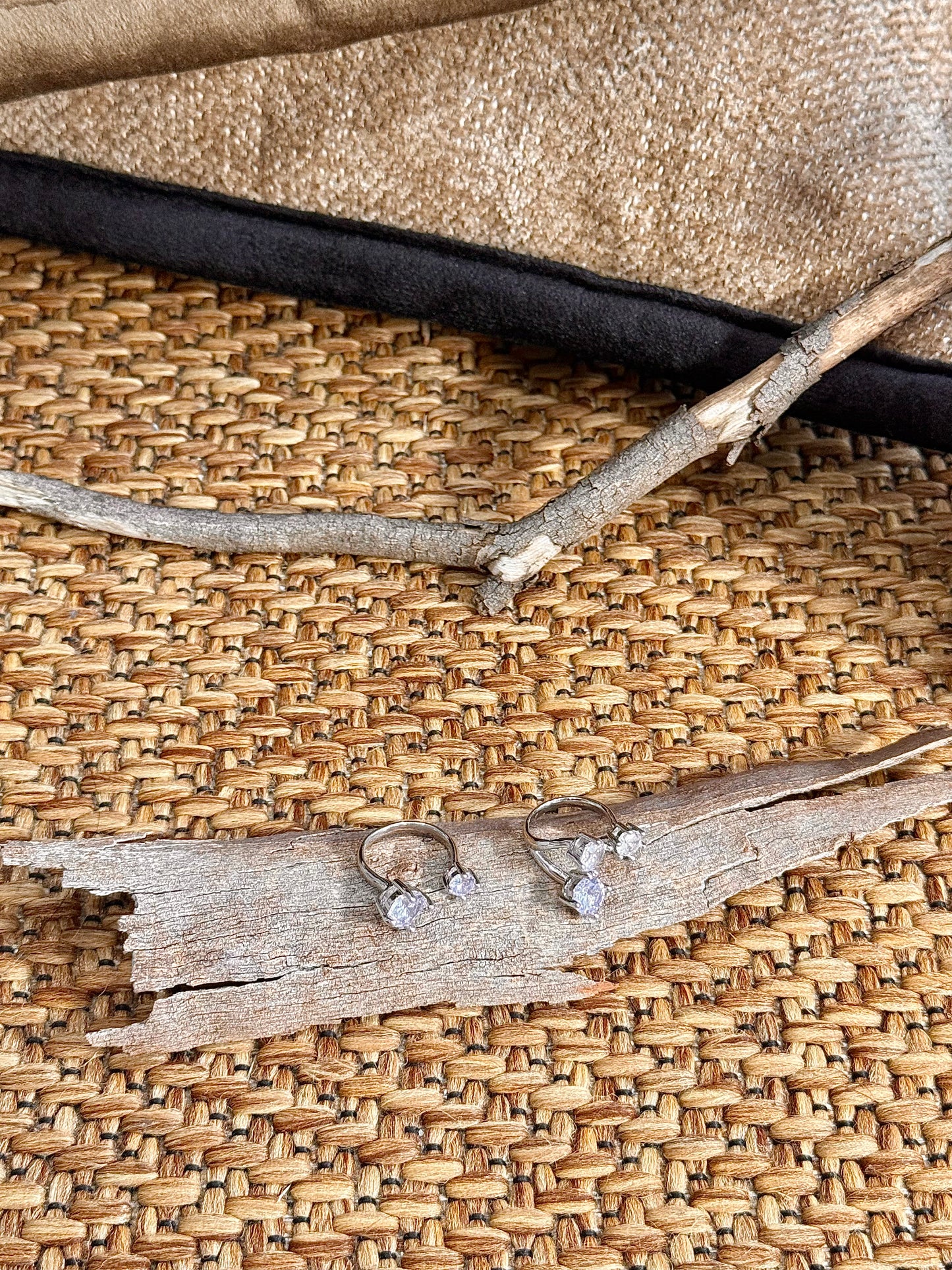 Luna Twin Sparkle Rings