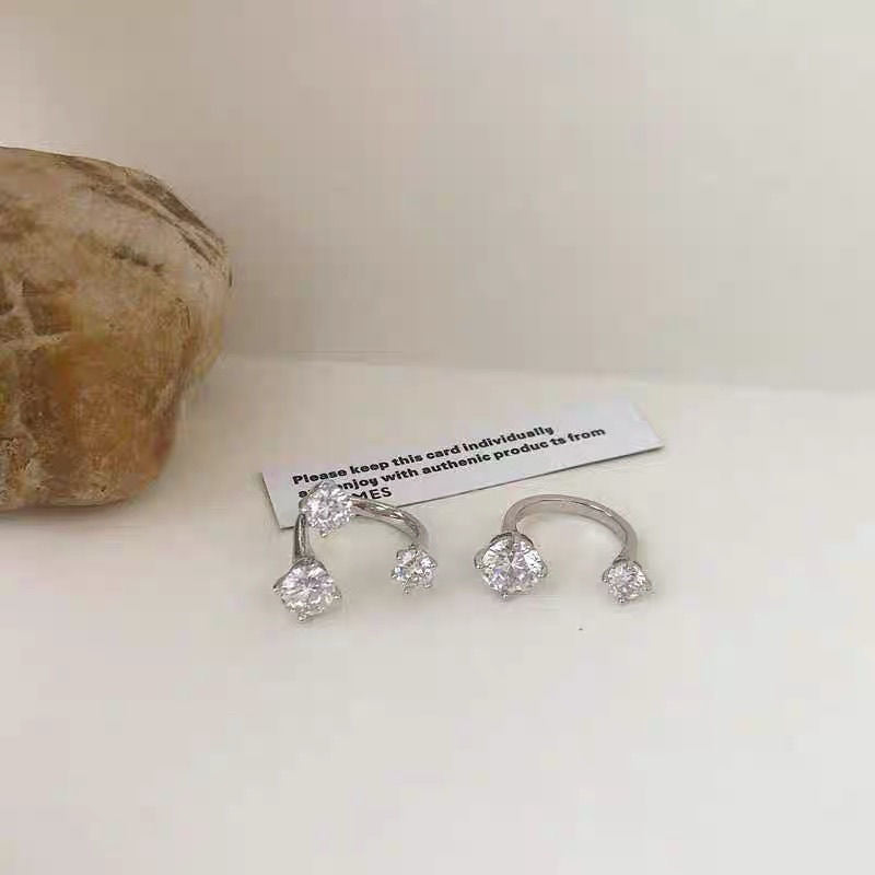 Luna Twin Sparkle Rings